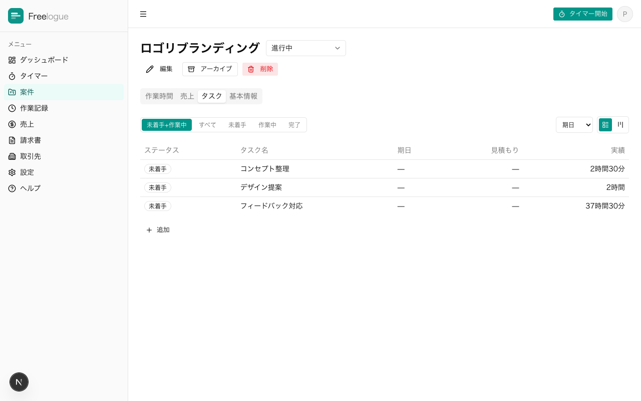 タスクタブ